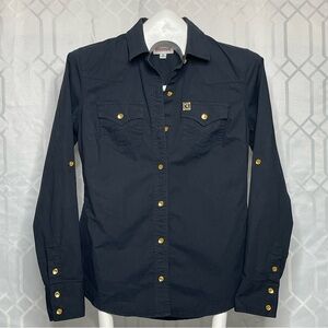 True Religion Western Style Cotton  Button Down Shirt Small S/P